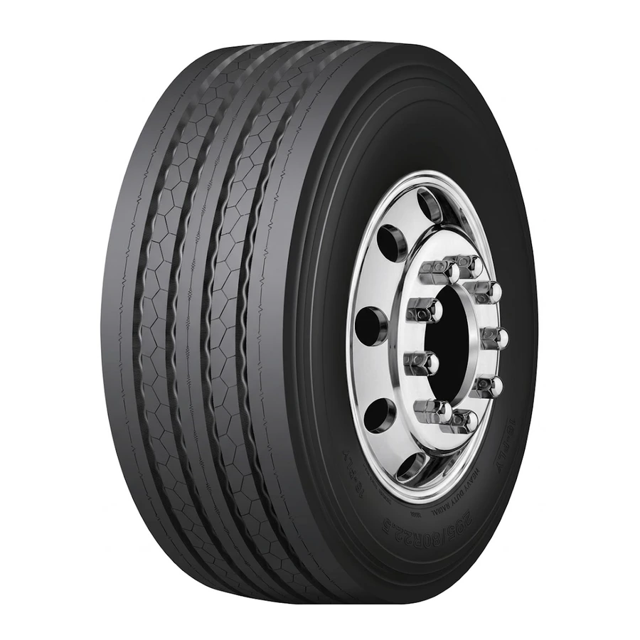 TBR tubeless truck tire for long haul and regional transport
