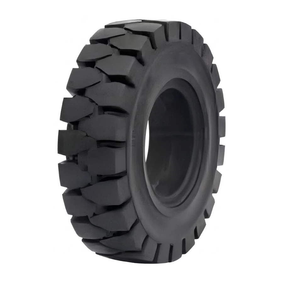 Industrial forklift tire for warehouse and port handling